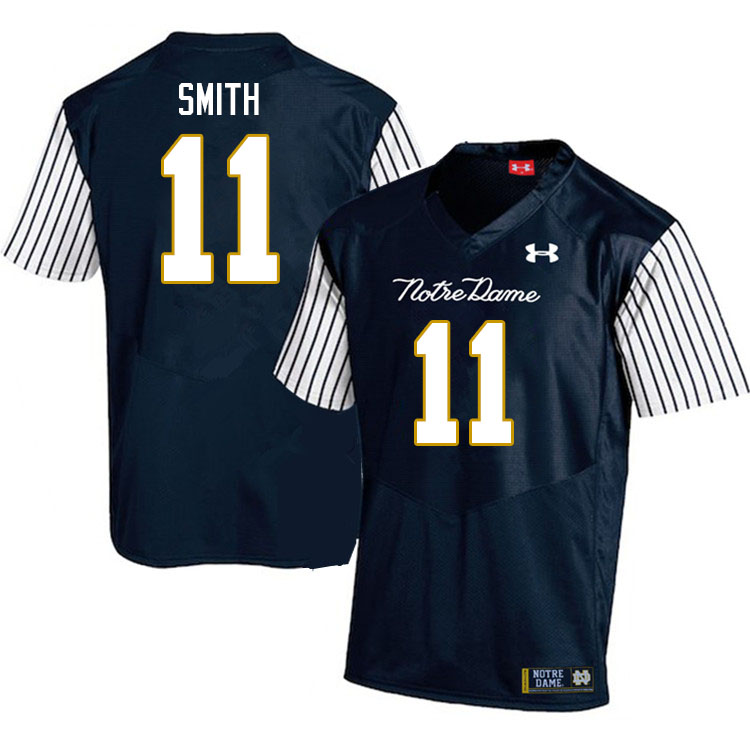Men #11 KK Smith Notre Dame Fighting Irish College Football Jerseys Stitched Sale-Alternate